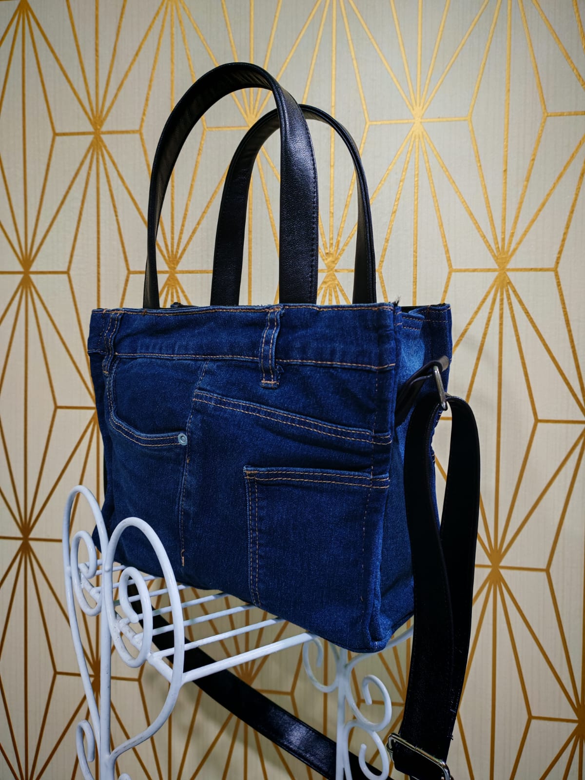 Denim Hand bags