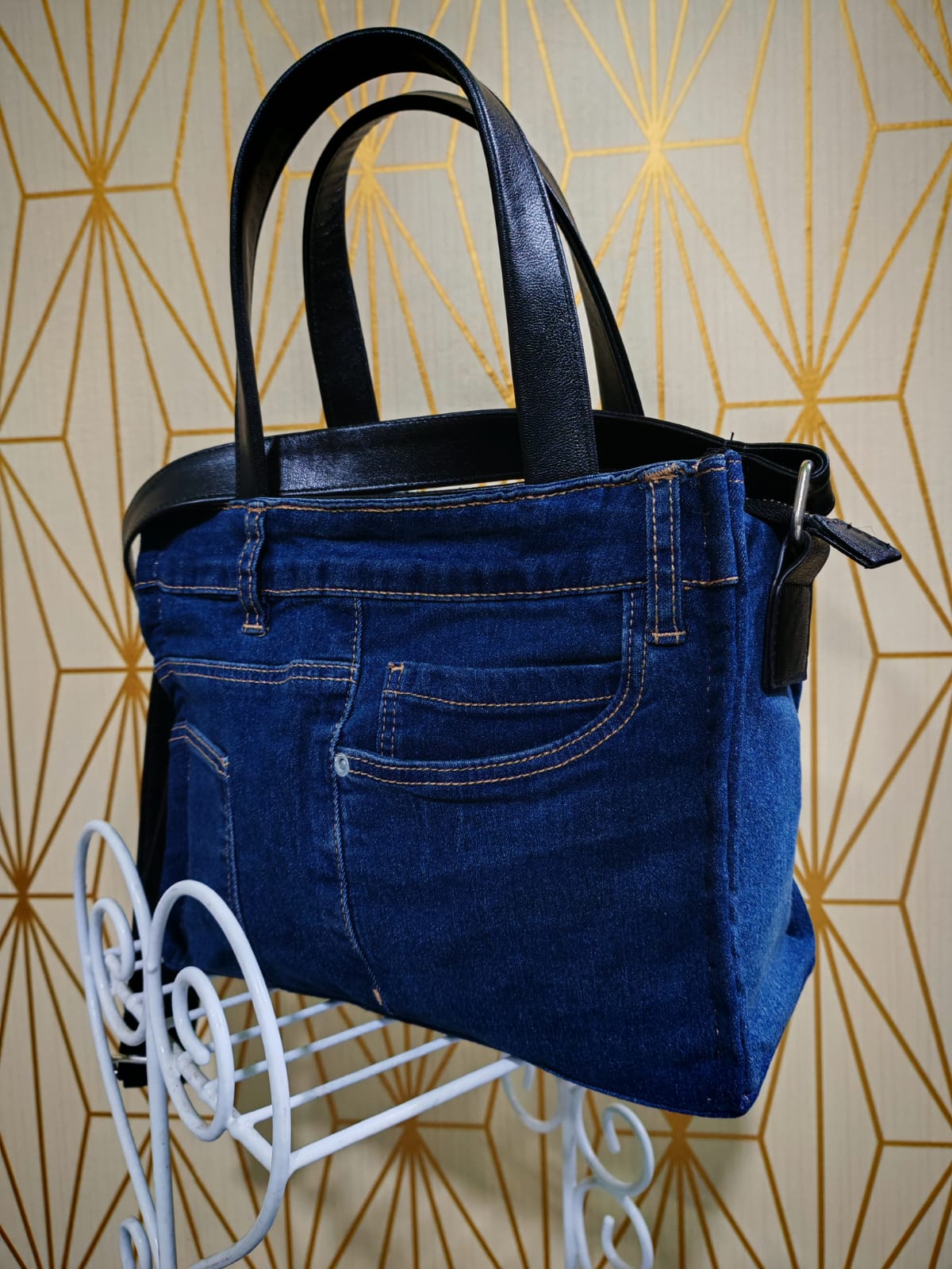 Denim Hand bags