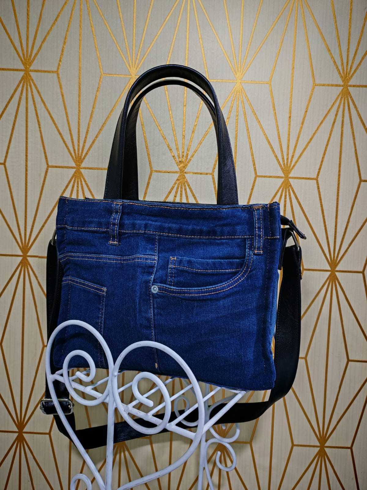 Denim Hand bags