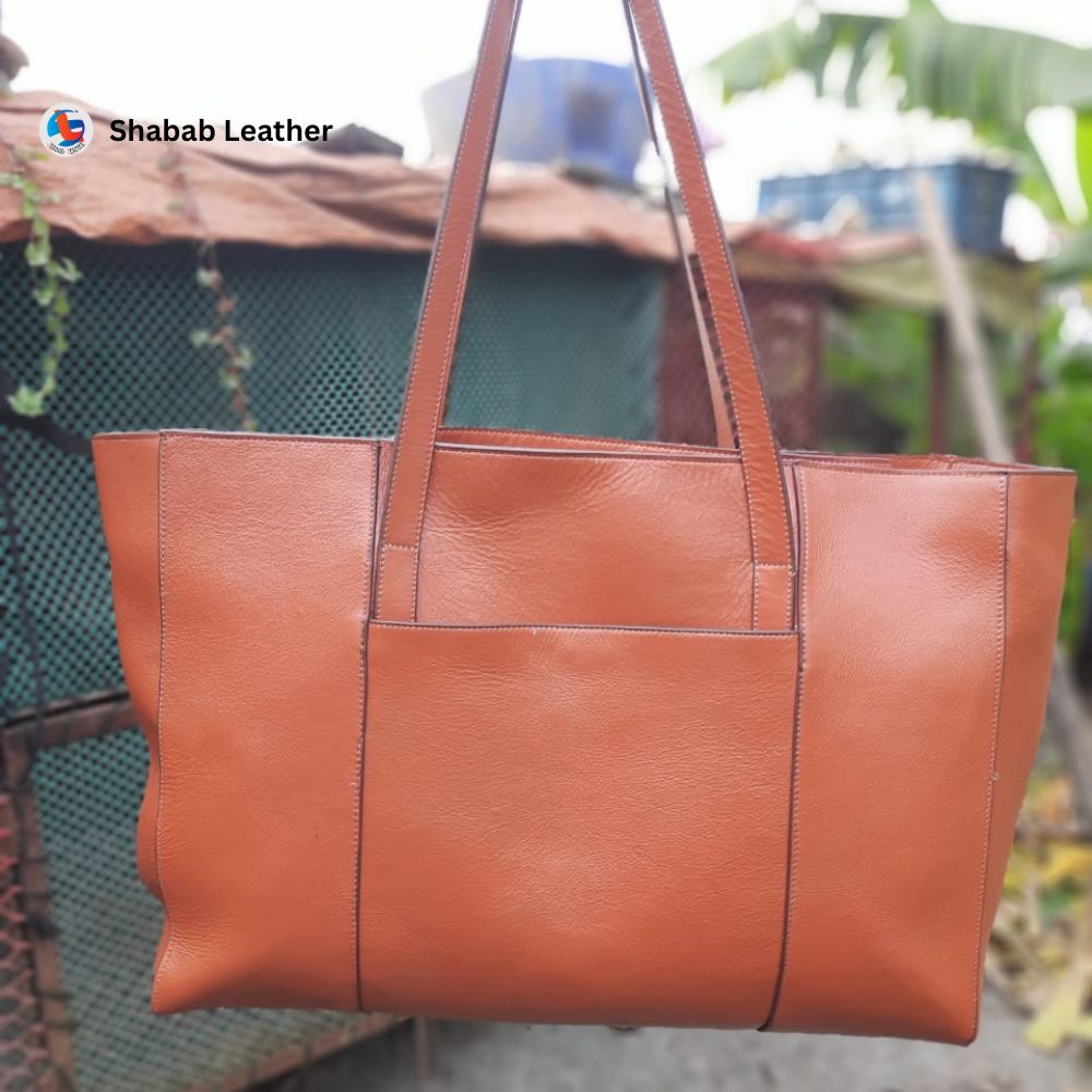 Genuine Leather Ladies Tote Bag