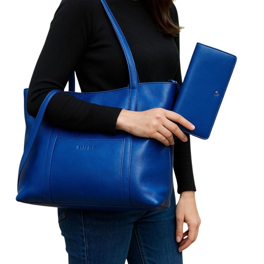 Genuine Leather Ladies Tote Bag
