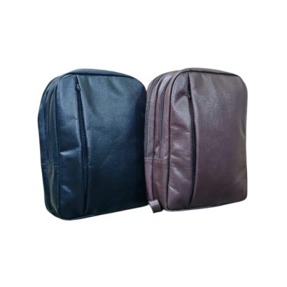 Leather Laptop Backpack for Men – Black & Brown Color Options | Made in Bangladesh