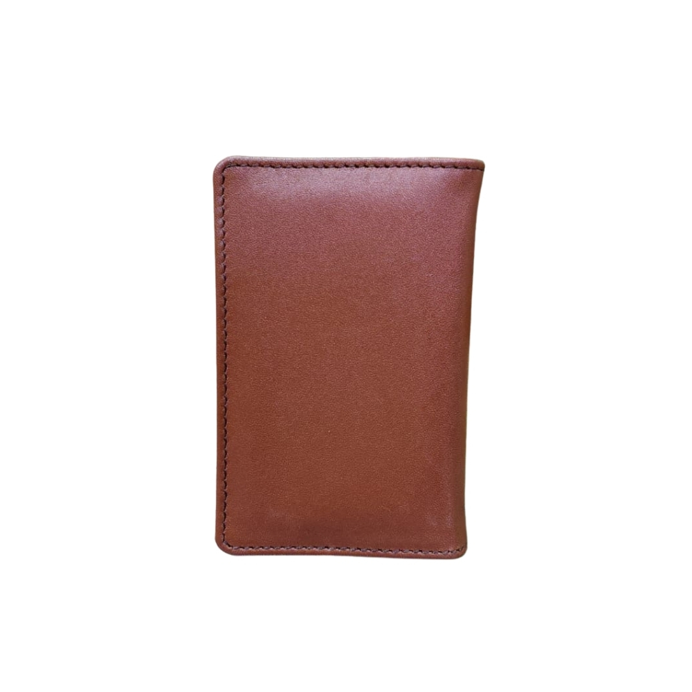 Light Brown Genuine Leather Card Holder for Men – Slim Pocket Wallet Made in Bangladesh
